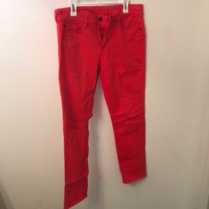 Red jeans